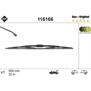 Auto-moto List stěrače SWF 116166