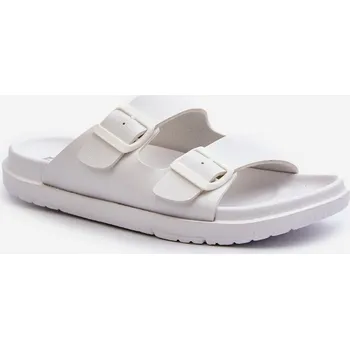 Pánské mokasíny Lehké Pánské Sandály S Sponami Big Star NN174593 Barva: Bílá, Velikost: 43