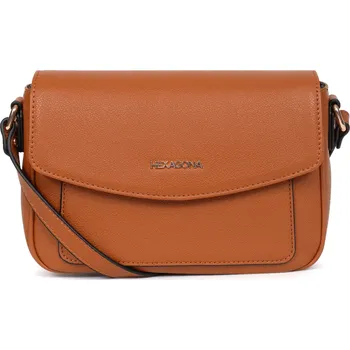 Kabelka Dámská crossbody kabelka Hexagona Aitana - koňak