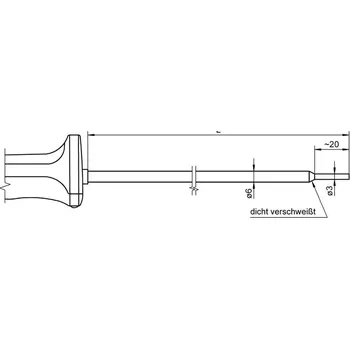 Teplotní čidlo - ponorné AHLBORN ALMEMO FTA1261L0300H