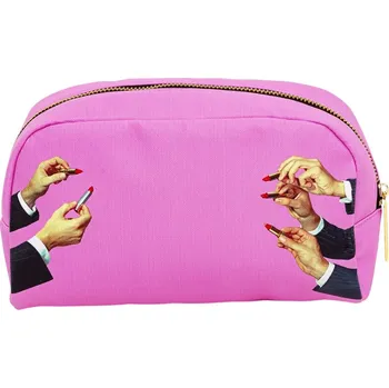 Kosmetická taška Kosmetická taštička TOILETPAPER LIPSTICKS Seletti 23 x 13 cm růžová