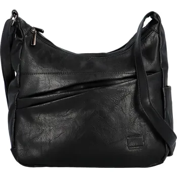 Kabelka Stylová dámská koženková crossbody kabelka Gianni, černá