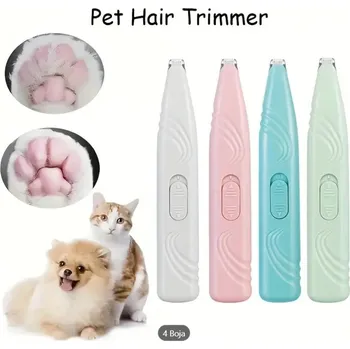 Kosmetika pro psa Bateriový zastřihovač srsti na tlapky psů a koček Barva: Růžová