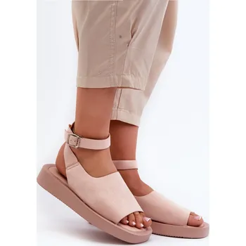 Dámské sandále Pohodlné dámské sandály na platformě Rubie Barva: Růžová, Velikost: 39