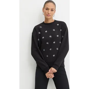 Dámská mikina Mikina Karl Lagerfeld 246W1800 černá 99X, vel. S