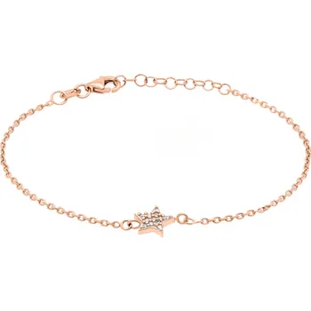 Náramek Brilio Silver Hravý bronzový náramek ze stříbra s hvězdičkou BR10R + 2 měsíce na vrácení zboží