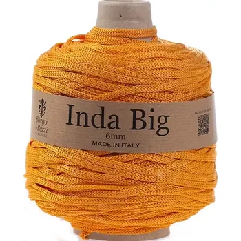 Příze Borgo de Pazzi Inda Big 23 Žlutá (Špagátová příze Inda Big Žlutá)