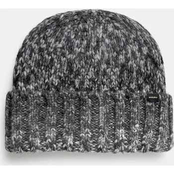 Čepice Čepice z vlněné směsi Woolrich Space Dye Beanie šedá barva, CFWOAC0291MRUF0767, L, 90X