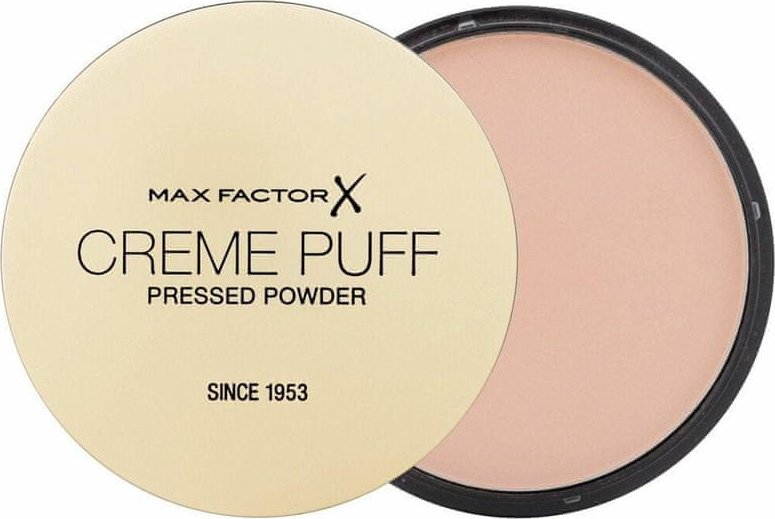Max Factor Crème Puff Presspulver – 55 Candle Glow, 14 G, Für Einen Mattierten, Natürlichen Teint