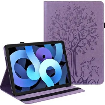Pouzdro na tablet Tree zavírací pouzdro na iPad Air 11 (2024) - fialové
