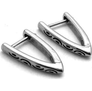 Náušnice Steel Edge Visací náušnice z chirurgické oceli WJHE566