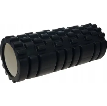 Pěnový válec Masážní válec s výstupky Lifefit 33 cm x 14 cm černý