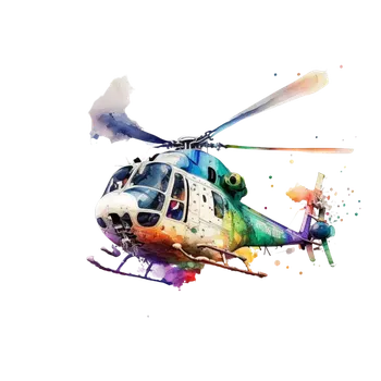 Nášivka NAŽEHLOVAČKA -Vrtulník 2