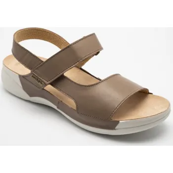 Dámská zdravotní obuv MEDISTYLE TIMEA 2T-H24 zdravotní sandál HNĚDÝ, hnědá - 40