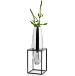 Philippi SOLERO S Designová váza 30,5 cm ocel nikl