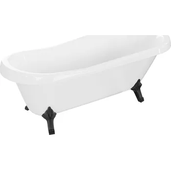 Vana Oválná akrylátová vana Mexen Retro, boční odtok, 75 x 170 cm