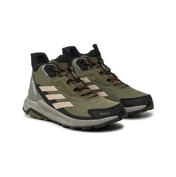 Pánská treková obuv Trekingová obuv adidas Terrex Anylander Mid Rain.Rdy ID0897 Zelená 39_13