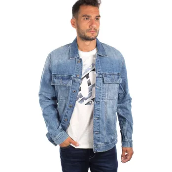 Pepe Jeans Pánská bunda YOUNG Barva: denim (odpovídá obrázku), Velikost: S