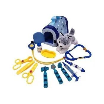 plyšák Pies z zestawem lekarskim