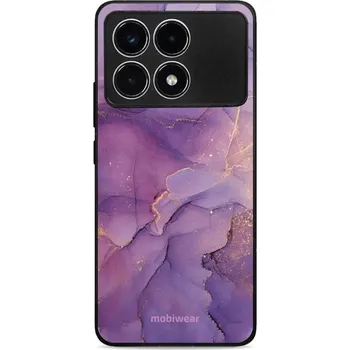 Pouzdro na mobilní telefon Lesklý kryt Mobiwear Glossy - Xiaomi Poco F6 Pro 5G - G050G - Fialový mramor (Prémiové lesklé pouzdro, obal, kryt Mobiwear Glossy na mobil Xiaomi Poco F6 Pro 5G - G050G - Fialový mramor, materiál Plast + TPU silikon - krytí po všech stranách, neošoupateln