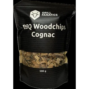 Tuhé palivo Cognac dřevěná štěpka BBQ 500g Grill Fanatics