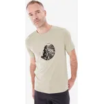 QUECHUA Pánské turistické tričko MH 500 L BÉŽOVÁ