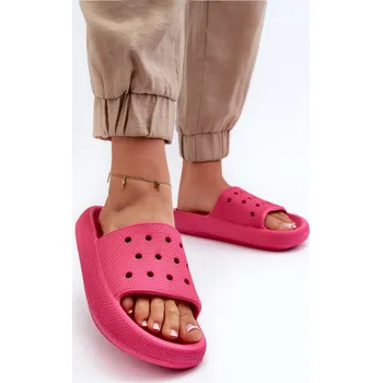 Dámské pantofle Dámské Pěnové Žabky Na Hrubé Podrážce Beula Barva: Růžová, Velikost: 35/36