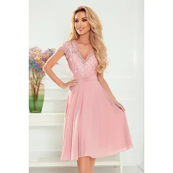 Dámské šaty Dámské šaty NUMOCO LINDA 381-1 RŮŽOVÁ S