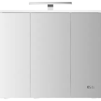 Koupelnový nábytek Camargue Time zrcadlová skříňka s LED osvětlením bílá