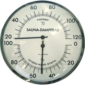 Teploměr s vlhkoměrem do finské sauny, 132 mm