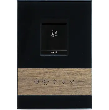 EOS EmoStyle Hi, řídící jednotka pro suchou i vlhkou saunu, černá/ořech