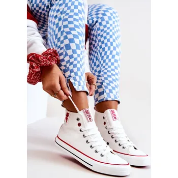Dámské tenisky BIG STAR SHOES Vysoké Tenisky Big Star JJ274127 Barva: Bílá, Velikost: 37