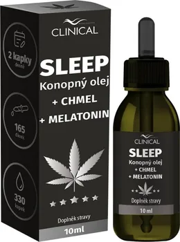 CBD Clinical Nutricosmetics Sleep konopný olej + chmel + melatonin 10 ml