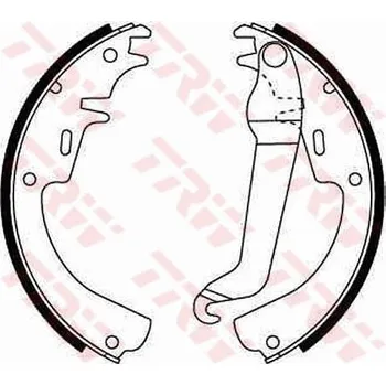 Brzdová čelist Sada brzdových čelistí TRW GS8015