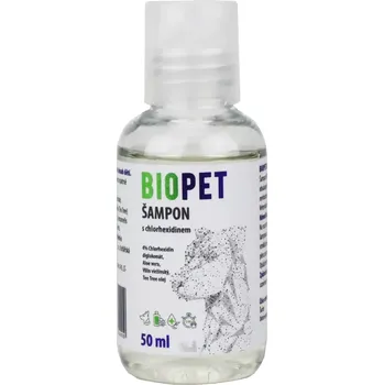 Kosmetika pro psa WERFFT Biopet šampon s chlorhexidinem 4 %