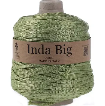 Příze Borgo de Pazzi Inda Big 21 Světle zelená (Špagátová příze Inda Big Světle zelená)