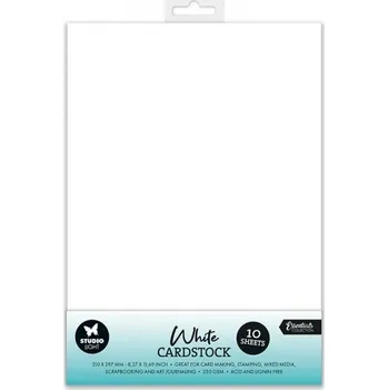 Sada papírů Studio Light, A4, 10 l. - bílé