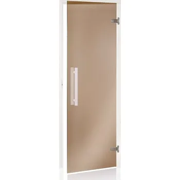 Dveře do sauny "A" 7x21 Bronze 690x2090 mm White
