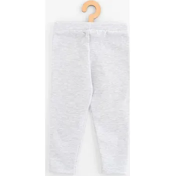 Dětské legíny z teplákoviny New Baby Kindergarten melange, 104/110, Dle obrázku