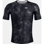 Pánské kompresní triko Under Armour HG IsoChill Prtd SS - černo/bílé - 1383774-002 Velikosti: XL