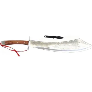 Mačeta Nerezová mačeta zdobená s pouzdrem, 64 cm