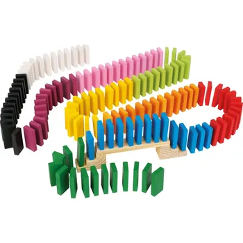 Dřevěná hračka small foot Domino dráha maxi poškozený obal, LE6865-sleva