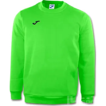 Pánská mikina Mikina JOMA CAIRO II, barva zářivě zelená, velikost 3XS