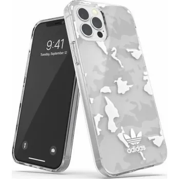 Pouzdro na mobilní telefon Adidas OR ochranné pouzdro Camo iPhone 12/12 Pro transparentní/bílá 43705