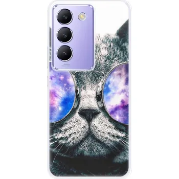 Pouzdro na mobilní telefon Odolné silikonové pouzdro iSaprio - Galaxy Cat - Vivo V40 SE 4G/5G