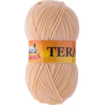 Příze Pletací příze Vlnika TERA 016 světle béžová, klasická, 100g/310m