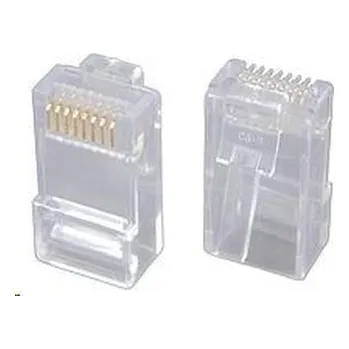 Konektor Solarix Konektor RJ45 CAT5E UTP 8p8c nestíněný neskládaný na licnu / 100 ks KRJ45/5
