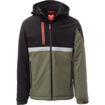 pracovní bunda Pánská bunda Payper WISE PAD Barva: Vojenská Zelená/ Černá, Velikost: XL