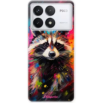 Telefonní příslušenství Odolné silikonové pouzdro iSaprio - Abstract Racoon - Poco F6 Pro