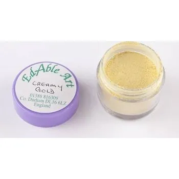 Potravinářské barvivo Prachová barva Creamy Gold - Edable Art